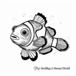Eye-Catching Indian Clownfish Coloring Pages 3