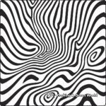 Eye-Catching Optical Illusion Puzzle Coloring Pages 4