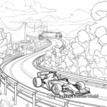 F1 Racing Circuit Coloring Sheets 3