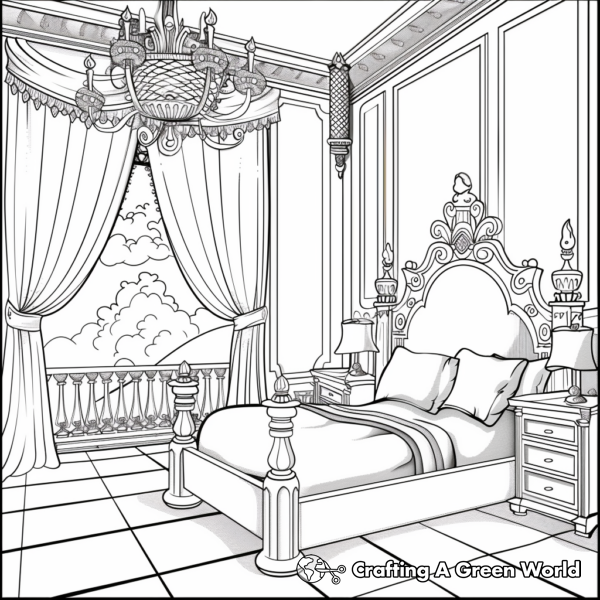 Cute Bedroom Coloring Pages Cute Bedroom Coloring Pages