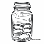Fairy-Tale Inspired Mason Jar Coloring Pages 1
