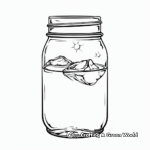 Fairy-Tale Inspired Mason Jar Coloring Pages 2