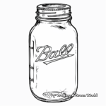 Fairy-Tale Inspired Mason Jar Coloring Pages 4