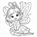 Fairytale Numbers: Princess & Fairy 1-10 Coloring Pages 4