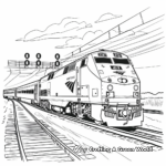 Famous Amtrak Routes Coloring Pages 1