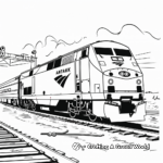 Famous Amtrak Routes Coloring Pages 2