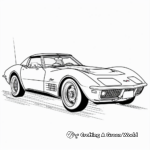 Fancy Corvette C3 Coloring Pages 2
