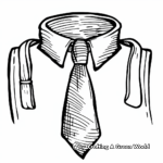 Fancy Cravat Tie Coloring Pages 3