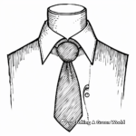 Fancy Cravat Tie Coloring Pages 4