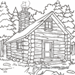 Fancy Luxury Cabin Coloring Pages 1