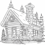Fancy Luxury Cabin Coloring Pages 2