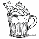 Fantastic Frappuccino Coloring Pages 2
