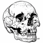 Fantastically Frightful Fantasy Skull Coloring Pages 3
