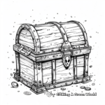 Fantasy Pirate Treasure Chest Coloring Pages 3
