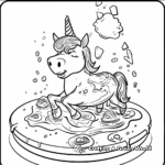 Fantasy Unicorn Slime Coloring Pages 4