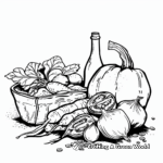 Farm Fresh Vegetables Coloring Pages for Adults 2