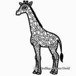 Fascinating Animal Tracing Coloring Pages 3