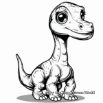 Fascinating Dinosaur Full Size Coloring Pages 1