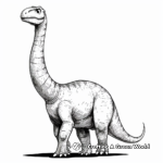 Fascinating Dinosaur Full Size Coloring Pages 3