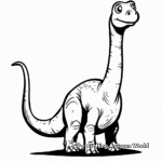 Fascinating Dinosaur Full Size Coloring Pages 4