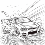 Fast and Furious Cars Coloring Pages 2