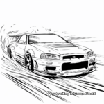 Fast and Furious Cars Coloring Pages 3