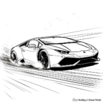 Fast and Furious Lamborghini Coloring Pages 3