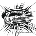 Fast and Furious Logo Coloring Pages 1