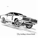 Fast and Furious Muscle Cars Coloring Pages 1
