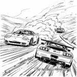 Fast and Furious Supercars Coloring Pages 1