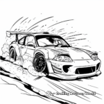 Fast and Furious Supercars Coloring Pages 2