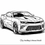 Fast-Paced 2019 Camaro Coloring Pages 2