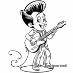 Favorite pop star coloring pages 4