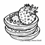 Felt Fruit Coloring Pages: Deliciously Fun 4