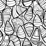 Festive Fall Candy Corn Coloring Pages 3