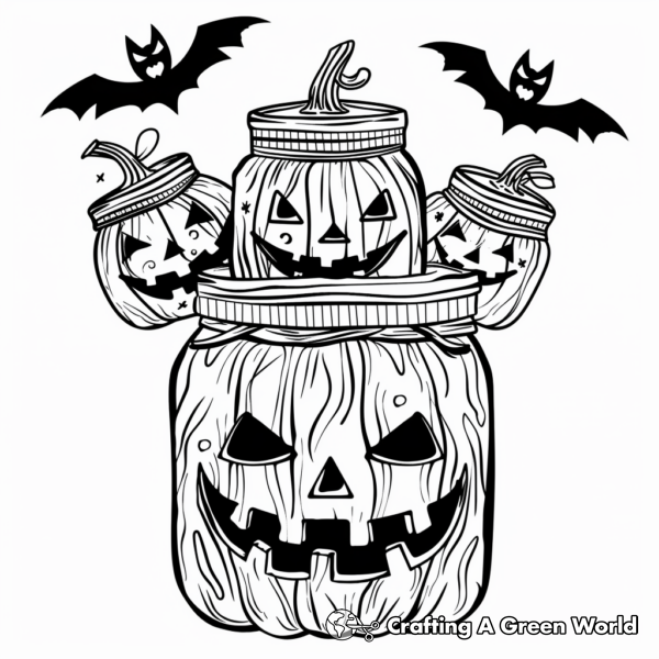 Mason Jar Coloring Pages - Free &amp; Printable!