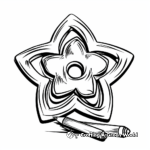 Fidget Spinner Shapes: Star, Heart, and More Coloring Pages 2