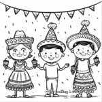Fiesta Parade Coloring Pages 4
