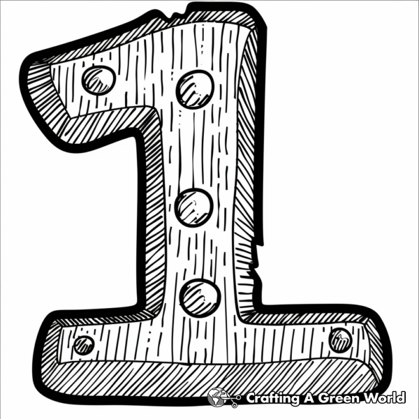 Number 1 Coloring Pages - Free & Printable!
