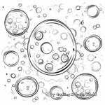 Floating Soap Bubbles Coloring Pages 2