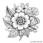 Floral Mandala Coloring Pages for Adults 2