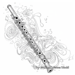Flute Fantasy Coloring Pages 3