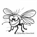 Fly in the Wild: Nature Scene Coloring Pages 3
