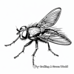 Fly Species Coloring Pages: Different Types of Flies 3