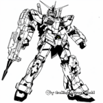 For Kids: SD Gundam Coloring Pages 2