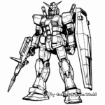 For Kids: SD Gundam Coloring Pages 3