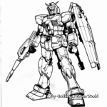 For Kids: SD Gundam Coloring Pages 4