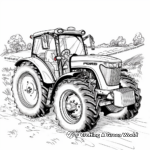 Ford Tractor for Countryside Coloring Pages 3