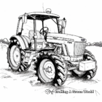 Ford Tractor for Countryside Coloring Pages 4