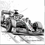 Formula 1 Mercedes-AMG Petronas Coloring Sheets 3